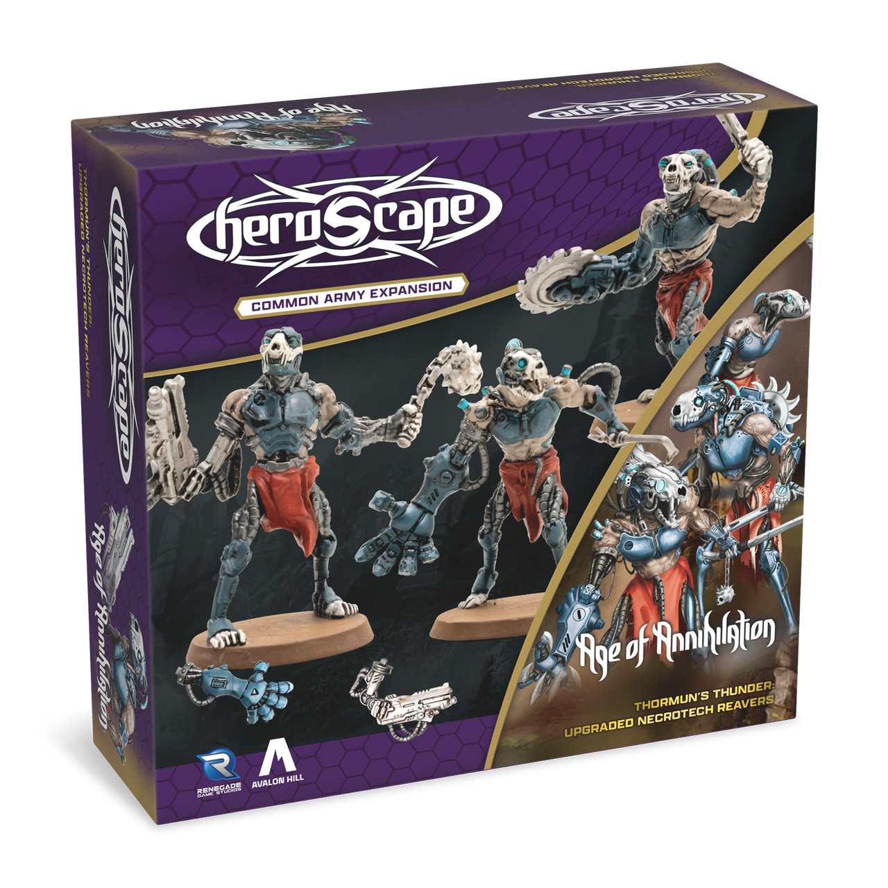 Heroscape Upgraded Necrotech Reavers Common Army Expansion PRE-ORDER
