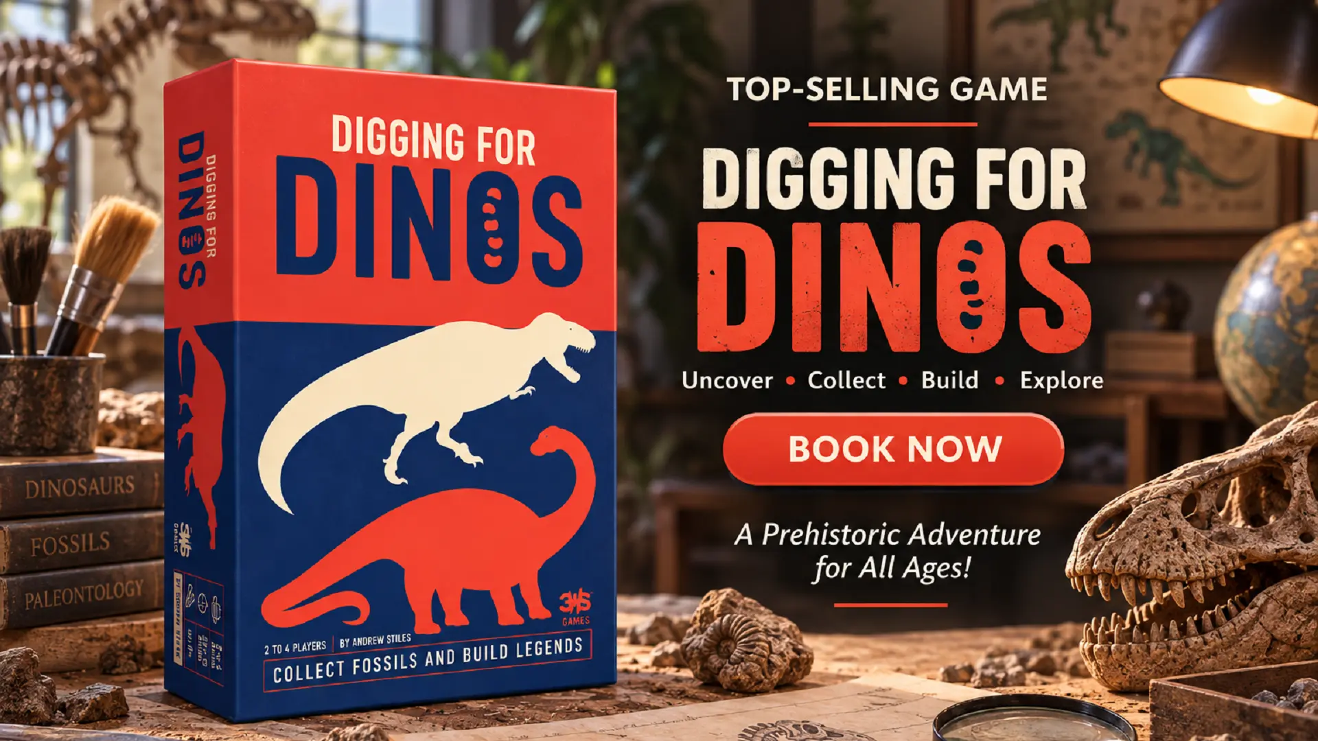 Digging For Dinos Bannner